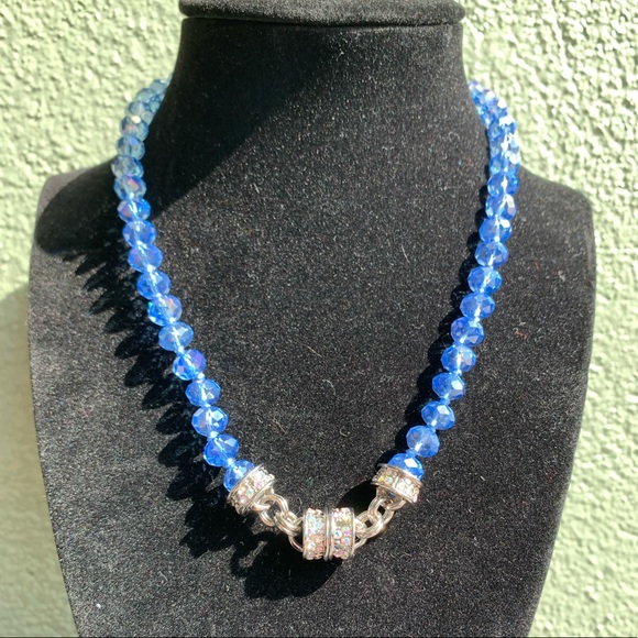 NIB Kirks Folly Wonderland Tea Party Magnetic Enhancer and Necklace Silver Tone - Picture 9 of 12